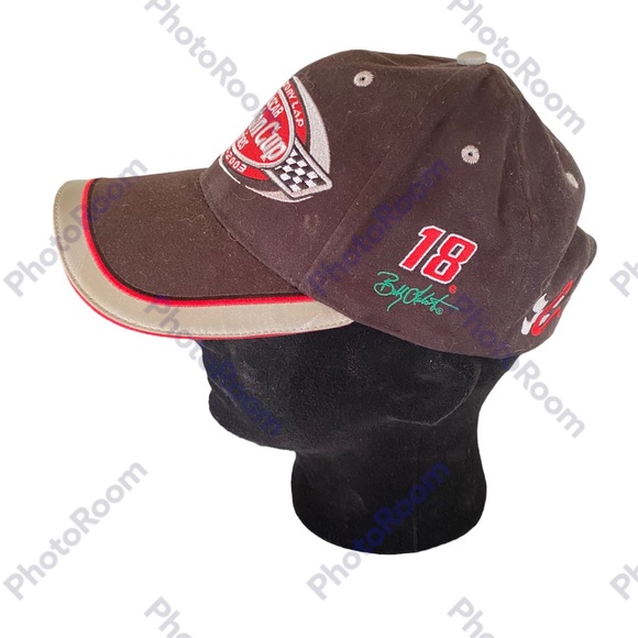 Vintage 2000 NASCAR Winston Cup Series Bobby Labonte Number 18 SnapBack Hat - Picture 3 of 4